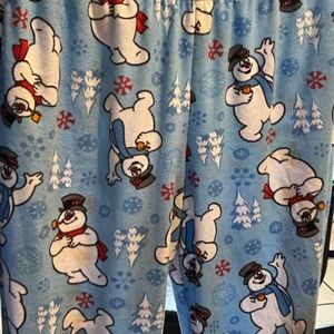 Flees pajamas frosty the snowman pajama pants